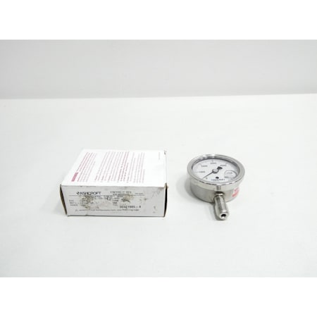 Ashcroft 2-1/2IN 1/4IN 0-6000PSI NPT PRESSURE GAUGE 25-1009-SWL-02L-6000
